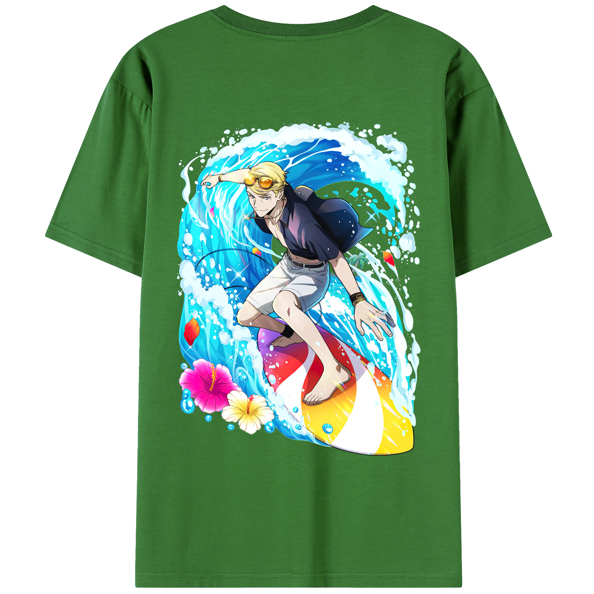 （画像用） 文豪ストレイドッグス Bungo Stray Dogs レディース半袖Tシャツ(バックプリント)